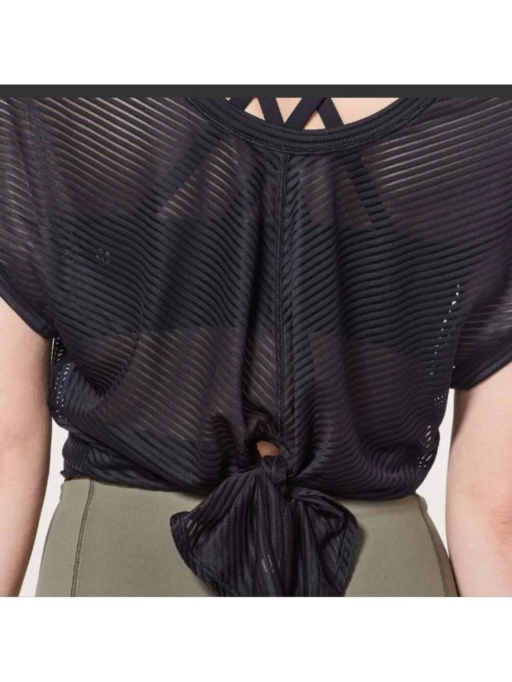 Lululemon Ahead By Miles Short Sleeve Black